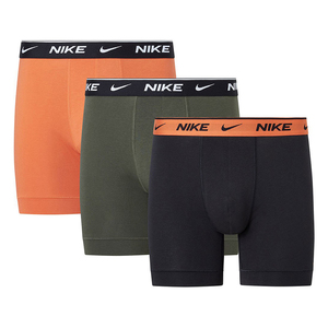 Calzoncillos Boxer Nike para Hombre, Paquete de 3, en Verde Oliva/Blanco, Tallas L, Cintura Alta y Media, Algodón con Logotipo en la Cintura |   100% Auténtico - Product Image 3