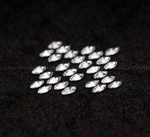 Anillo, Pendientes y Colgante de Diamante Cultivado en Laboratorio con Corte Marquise de 5.0 x 2.5 mm, Certificado IGI, Corte Único Antiguo - Product Image 5