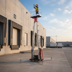 Plateforme élévatrice mobile à double mât de 200 kg et 13,6 m de qualité supérieure pour l'entretien, OEM disponible, qualité garantie - Product Image 5