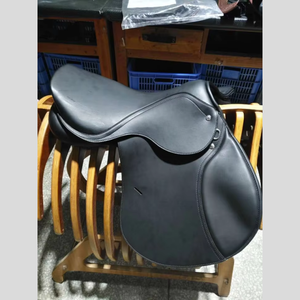 Selle de saut à cheval en cuir pour adultes GW pour l'équitation équestre et le chariot de transport Fournitures d'entraînement pour animaux de compagnie - Product Image 6