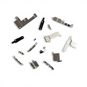 Kit <span class=keywords><strong>complet</strong></span> de supports métalliques internes pour plaques de blindage de carte mère d'iPhone, clips de montage de cadre, ensemble <span class=keywords><strong>complet</strong></span> de capuchons de vis pour réparation - Product Image 1