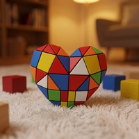 Patchs en PVC caoutchouté 3D en relief personnalisés, motifs alphabet, dés triangulaires et fleurs, pour fans de jeux et objets de collection, pour sacs à dos et chapeaux