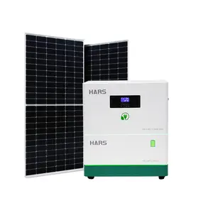 HARS 51.2V 5KWH 10KWH Home Inverter LiFePO4 Lithium Battery 5kw Solar Power System