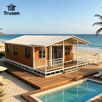 Maisonnette Modulaire de Luxe Préfabriquée Extensible et Mobile avec Salle de Bain et Terrasse – Direct Usine