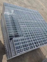 Grille de drainage en acier galvanisé Henghuan Singapour 1800x300mm pour eaux pluviales, grille métallique pour application murale, couvercle de drain de maison à charnière