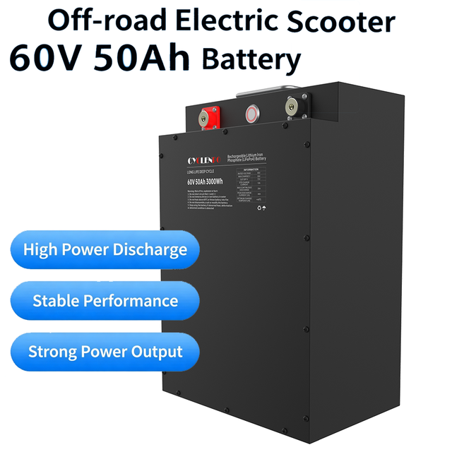 60V 50Ah Off-road Electric Scooter Lithium Battery ATV Scooter Bike  Electric All Terrain Scooter Lithium Ion Battery Pack