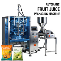 Machine d'emballage automatique verticale pour jus de fruits en sachet (mangue, orange, ananas)