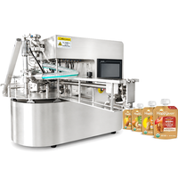 Machine de remplissage de poches à bec verseur, Machine de capsulage de poches à bec verseur de bureau, Machine d'emballage de liquides