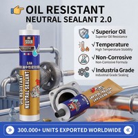 2.0 Sealant Berbasis Silikon Tahan Suhu Tinggi Netral, Tersedia OEM, Elastisitas Baik, Untuk Penyegelan Mesin Peralatan Industri