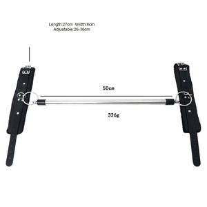 Groothandel Volwassenen Bdsm Speelgoed Stalen Pijp Anklecuffs <span class=keywords><strong>Bondage</strong></span> Gear Lederen Pluche Terughoudendheid Voor Mannelijke Bdsm Slaven Seksspeeltjes Voor Benen - Product Image 6