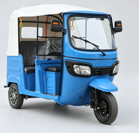 Tricycle électrique TukTuk pour passagers, tricycle multi-passagers pour le transport urbain et les services commerciaux de transport de personnes