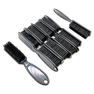 Cepillo para Barba y Cuello con Mango Negro y Cerdas de Nylon, para Salón y Barberí<span class=keywords><strong>a</strong></span>, con Logotipo Personalizado, para Hombres - Product Image 3