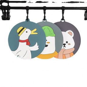 Sous-verres personnalisés en PVC, sous-verres en silicone pas chers, sous-verres ronds, accessoires de table, sous-verres en caoutchouc de silicone - Product Image 5