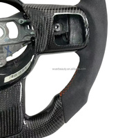Volant en fibre de carbone véritable personnalisé pour Jeep Grand Cherokee 2012 Dodge Charger Challenger 2015 +.