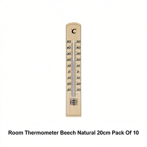 เทอร์โมมิเตอร์วัดอุณหภูมิห้อง บีช เนเชอรัล 20 ซม. แพ็ค 10 ชิ้น - Product Image 2