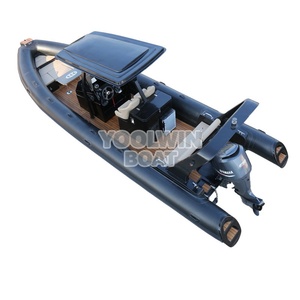 Bateau pneumatique compact en fibre de verre Yoolwin 880 pour yachts et catamarans, bateau de secours - Product Image 4