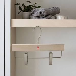 욕실 및 옷장 용 목재 단일 계층 바지 걸이 설계 가능 - Product Image 3