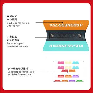 Outil pour <span class=keywords><strong>film</strong></span> de voiture QC-26, grattoir en plastique, assemblage libre, grattoir détachable, <span class=keywords><strong>film</strong></span> multi-dureté changeant de couleur, conception magnétique - Product Image 4