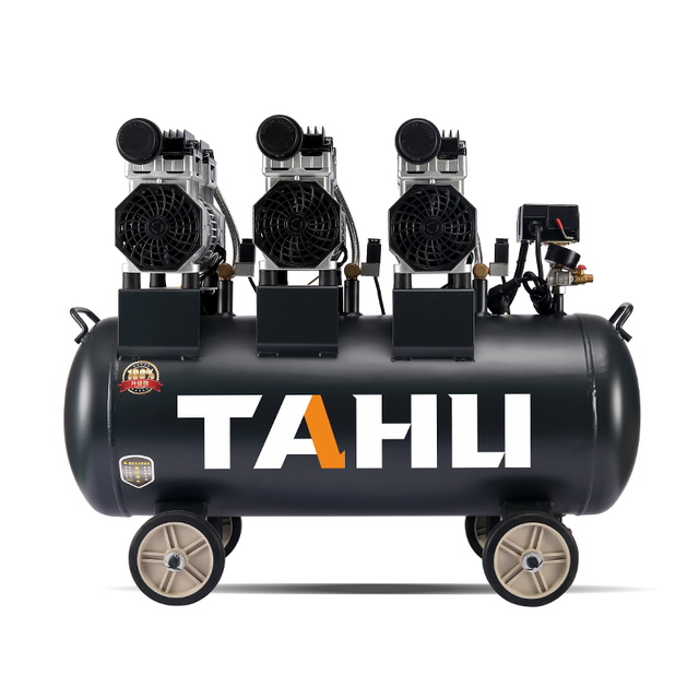 TAHU Industrial Oil-Free Silent Air Compressor 70L 1440Rpm 220V 3.2HP Portable Motor & Pump TH-8070