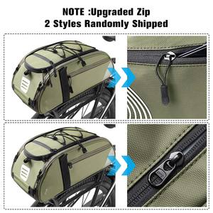 Échantillon gratuit Sac à dos de randonnée Molly 50L Sac de vélo personnalisé imperméable Sac de vélo à selle réglable Crochets réfléchissants - Product Image 4