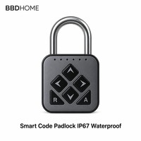Candado Inteligente con Código Direccional BBDHOME, Candado Electrónico de Combinación a Prueba de Agua IP67 para Exteriores