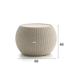 Modern Design Outdoor Garden Wicker Furniture Plastic Rattan Sofa <strong>Set</strong> for Hotels Villas Exteriors - Product Image 6