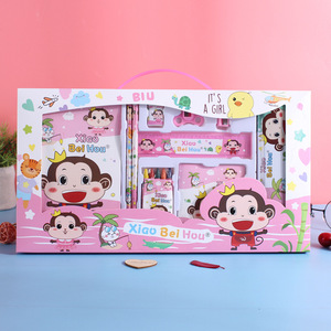 Set <span class=keywords><strong>de</strong></span> Regalo para el Día del Niño, Set <span class=keywords><strong>de</strong></span> Papelería Kawaii con Borrador, Regla, Lápiz, Estuche, Sacapuntas y Libro, Útiles <span class=keywords><strong>Escolares</strong></span> - Product Image 3