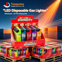 Briquet à gaz jetable transparent DONGYI, conforme aux normes ISO9994 et EN13869, fourni par l'usine, FOB pour les distributeurs importateurs.
