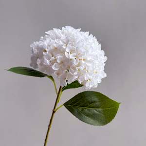 Venta Directa de Fábrica, Flores Artificiales de Hortensia de Tallo Único Grande para Decoración de Bodas y Hogar - Product Image 5