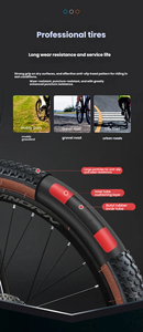 Bicicleta de <span class=keywords><strong>Montaña</strong></span> con Cuadro de Acero al Carbono Resistente a Impactos, 24/27/30 Velocidades, Frenos de Disco Hidráulicos, Suspensión Delantera de Aleación de Aluminio - Product Image 3