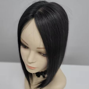 Postizo de Cabello Humano Liso de 12 Pulgadas con Clip, Ligero y Voluminoso, Diseño Coreano, Colores Naturales, Estilo Libre - Product Image 1