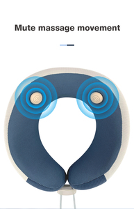 Masajeador de almohada de cuello de viaje con calefacción ajustable DARIUS, almohada de soporte de espuma viscoelástica portátil en forma de U con diseño ergonómico - Product Image 3