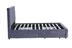 Modern Simple New Style Upholstered Bed with <strong>Storage</strong> - Product Image 4