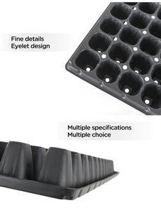 Baki Semai 50 Lubang Tahan Lama, 128 Kotak Plastik PS untuk Pembibitan Sayuran, Bunga, dan Tanaman Kebun - Product Image 2