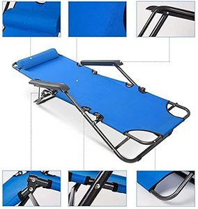 Folding <b>Camping</b> <b>Reclining</b> Portable Zero Gravity Lounge Outdoor Pool Beach Lawn Recliner Rest <b>Chair</b> - Product Image 3