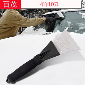 Bai Mao <b>Ice</b> <b>Scraper</b> Black Rubber Handle Snow Removal Automotive Tool - Product Image 1