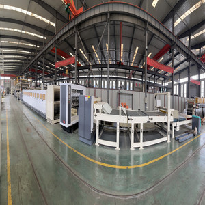 3 5 7 ply các tông sóng hộp carton dây chuyền sản xuất dễ dàng để hoạt động duy nhất facer Bìa Máy làm - Product Image 6