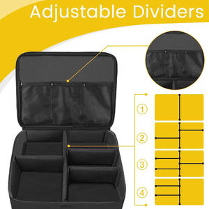 Organisateur de coffre de voiture pour golf, durable et personnalisé, à 2 niveaux, étanche, avec compartiment ventilé séparé - Product Image 2