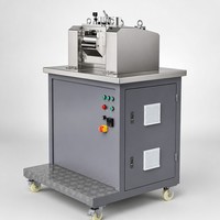 Máquina de Peletización de Plástico, Mini Molino de Dos Rodillos de Escritorio, Rodillo de 80 mm, Mezcladora de Compuestos de PE, PP, PVC, Granuladora de Laboratorio, CE ISO