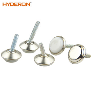 Pieds de meubles réglables Hyderon en acier inoxydable, design moderne pour table, installation facile - Product Image 3