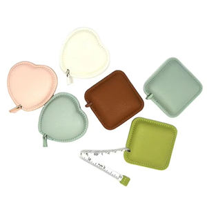 Pengukur pita dapat ditarik kulit portabel penggaris gulung praktis sentimeter inci untuk pengukuran tinggi pita promosi - Product Image 2