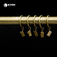 KYOK Anneaux d'oeillets pour rideaux en métal et fer Vente en gros Accessoire pour tringle à rideaux pour poteaux et accessoires fabriqués en Chine