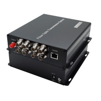 Convertidor de Fibra Óptica 3G SDI (4x) con Ethernet de 1GB, Equipo de Transceptores de Fibra Óptica de Red de Fibra Única