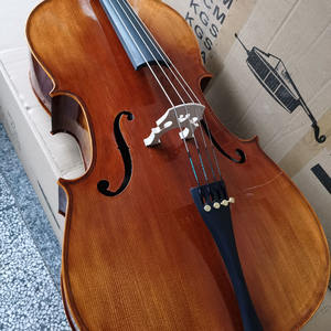 Violonchelo Yashi Profesional Hecho a Mano con Acabado Natural Flameado, con Arco <span class=keywords><strong>de</strong></span> Madera <span class=keywords><strong>de</strong></span> <span class=keywords><strong>Brasil</strong></span> y la <span class=keywords><strong>Mejor</strong></span> Calidad, Precio <span class=keywords><strong>de</strong></span> Fábrica - Product Image 4