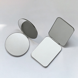 Wholesale Durable Round Metal Hand <b>Mirror</b> Folding <b>Mirror</b> Double Sided Various Shapes Stainless Steel for Beauty Gift - Product Image 1
