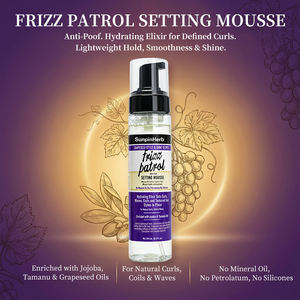 Espuma Definidora de Rizos, Espuma Fijadora Ligera Antiencrespamiento para Cabello Natural, Fijación Suave Sin Residuos Blancos - Product Image 2