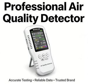 Moniteur de qualité de l'air Aectec, CO2, CO, PM2.5, HCHO, TVOC, température, <span class=keywords><strong>humidité</strong></span>, détecteur de qualité de l'air domestique avec capteurs réels - Product Image 2