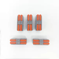 Xinsheng Schnellverbinder für Kabel 222 SPL-2 2-Wege Gerader Spleißverbinder Push-Wire-Verbinder