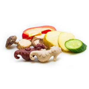 Mascarillas dentales naturales para perros, aperitivos con forma de Animal de mar, Rawhide alterntivec - Product Image 3