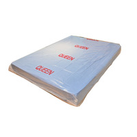 5Mil Queen Size Heavy Duty Imperméable Anti-Bug LDPE Matelas Housse Jetable Sac de Protection pour Oreiller et Stockage Mobile